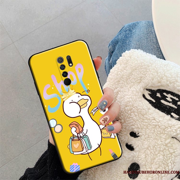 Etui Redmi 9 Mode Net Red Telefon, Cover Redmi 9 Kreativ Anti-fald Grøn