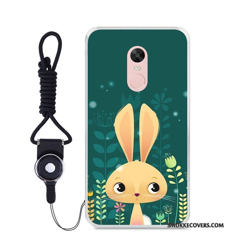 Etui Redmi Note 4x Blød Tilpas Rød, Cover Redmi Note 4x Cartoon Telefonfarve