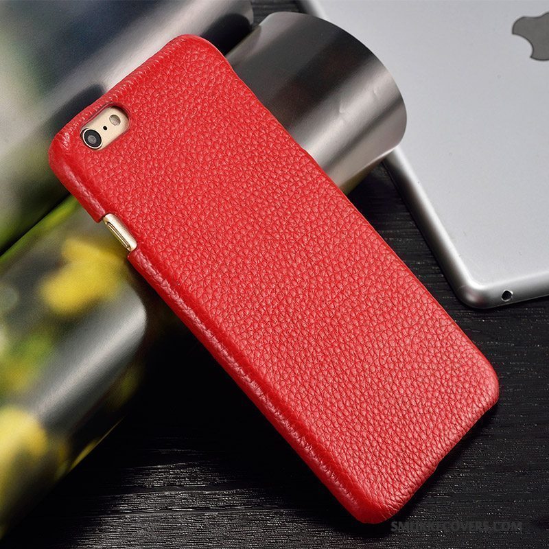 Etui Redmi Note 4x Læder Rød Anti-fald, Cover Redmi Note 4x Beskyttelse Trend Bagdæksel