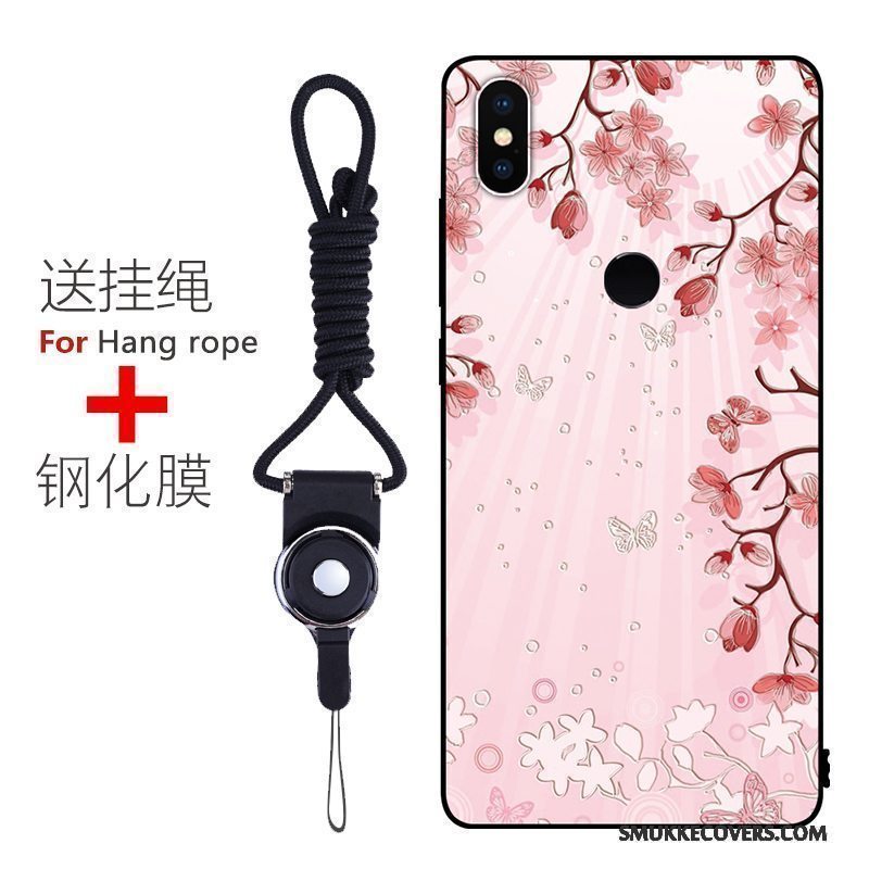 Etui Redmi Note 5 Beskyttelse Anti-fald Nubuck, Cover Redmi Note 5 Blød Lyserød Telefon