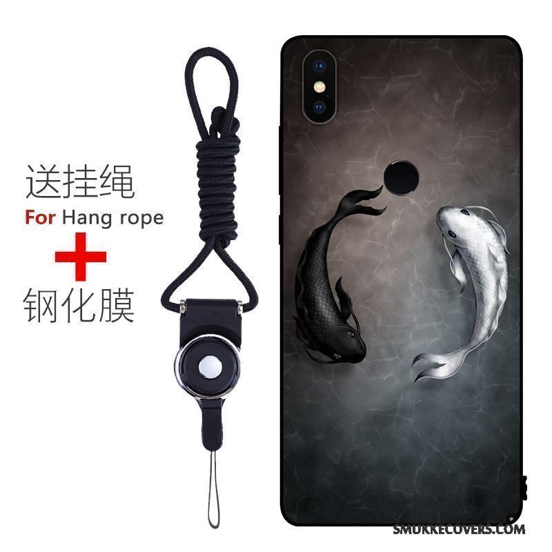 Etui Redmi Note 5 Beskyttelse Anti-fald Nubuck, Cover Redmi Note 5 Blød Lyserød Telefon