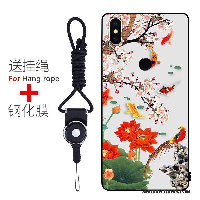 Etui Redmi Note 5 Beskyttelse Anti-fald Nubuck, Cover Redmi Note 5 Blød Lyserød Telefon