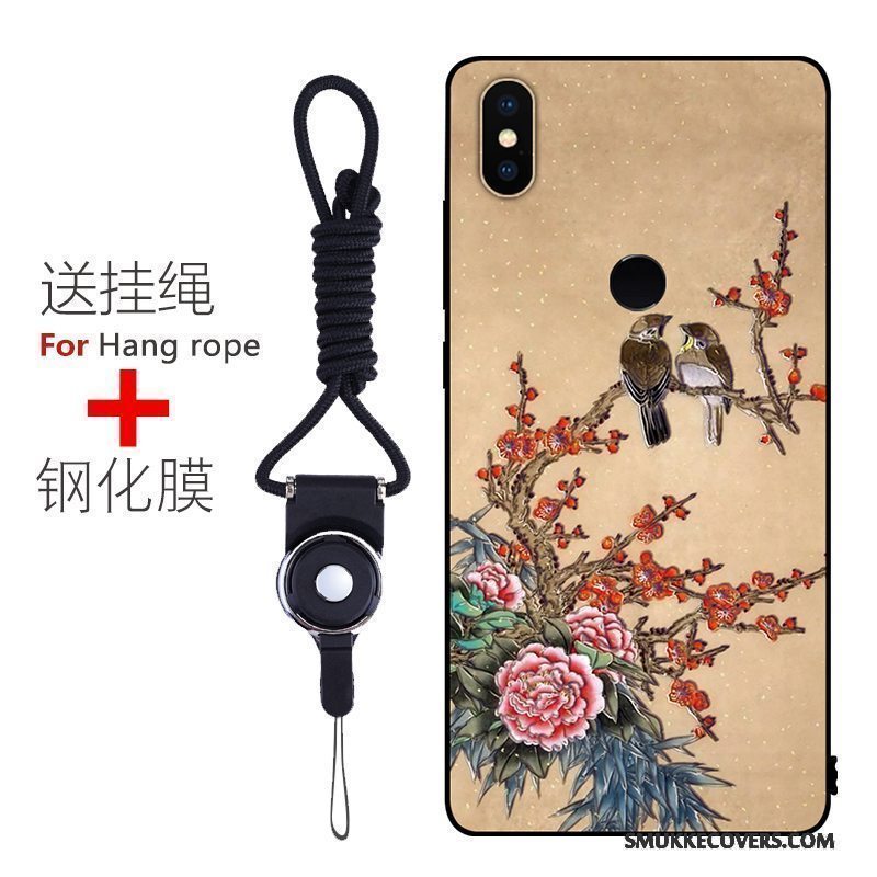 Etui Redmi Note 5 Beskyttelse Anti-fald Nubuck, Cover Redmi Note 5 Blød Lyserød Telefon