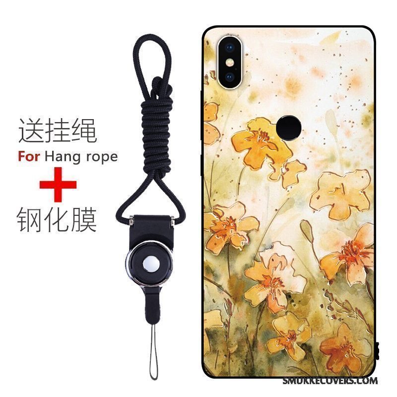 Etui Redmi Note 5 Beskyttelse Anti-fald Nubuck, Cover Redmi Note 5 Blød Lyserød Telefon