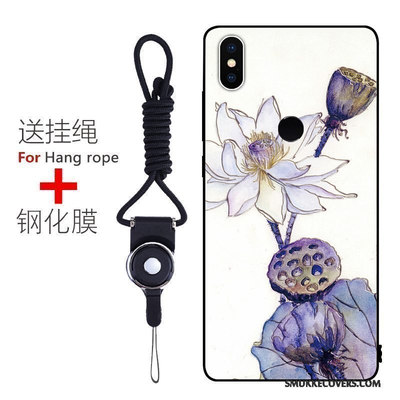 Etui Redmi Note 5 Beskyttelse Anti-fald Nubuck, Cover Redmi Note 5 Blød Lyserød Telefon