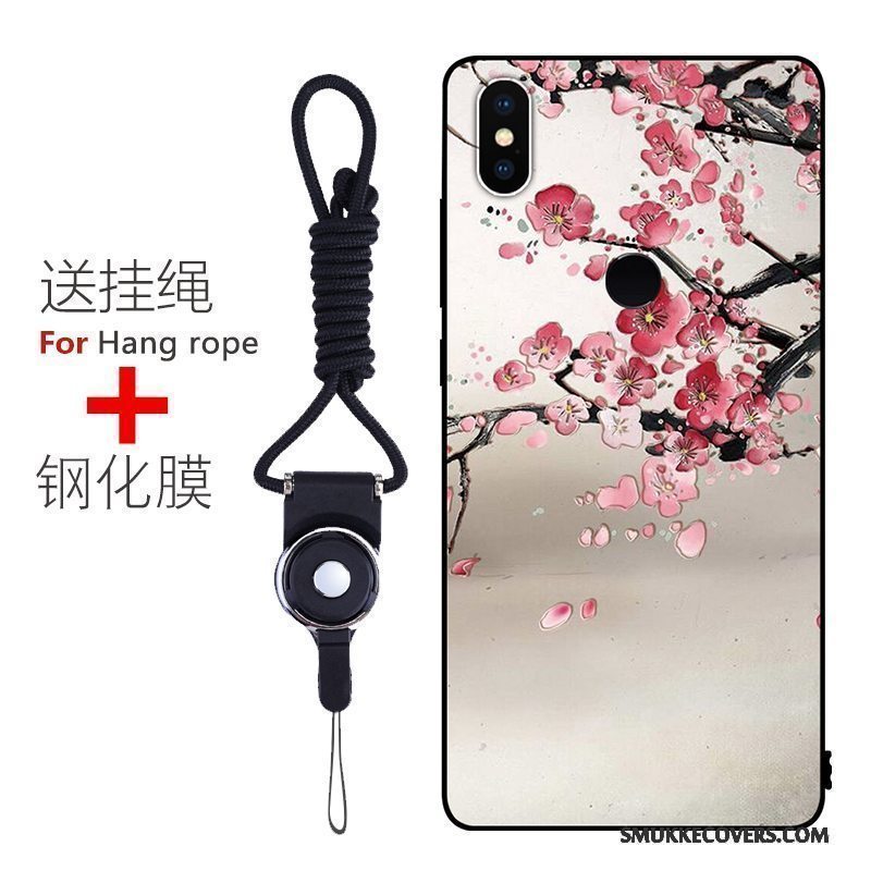 Etui Redmi Note 5 Beskyttelse Anti-fald Nubuck, Cover Redmi Note 5 Blød Lyserød Telefon