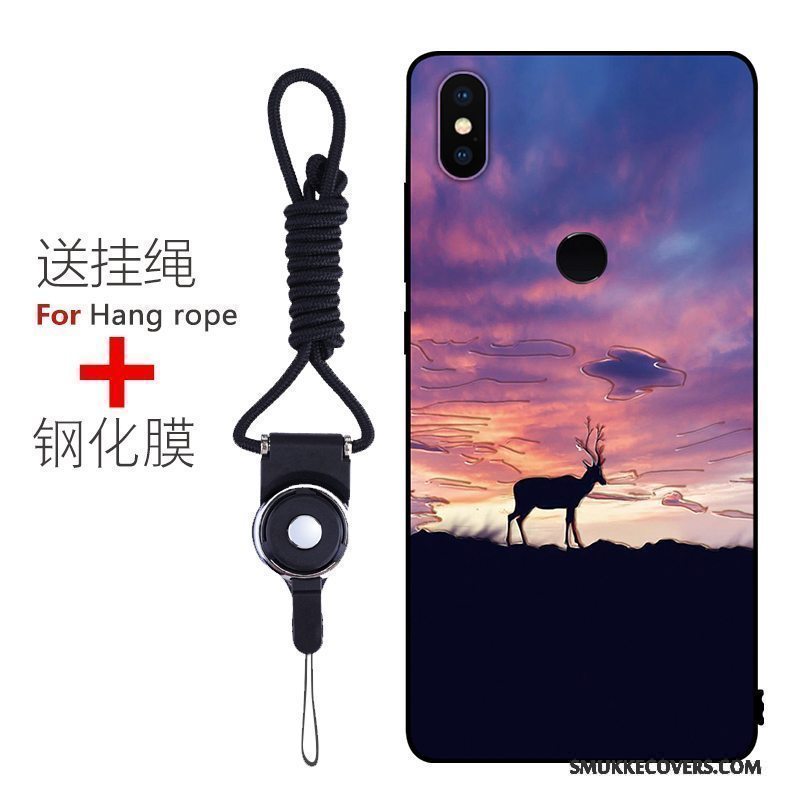 Etui Redmi Note 5 Beskyttelse Anti-fald Nubuck, Cover Redmi Note 5 Blød Lyserød Telefon