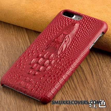 Etui Redmi Note 5 Læder Dragon Lille Sektion, Cover Redmi Note 5 Vintage Rød Hård