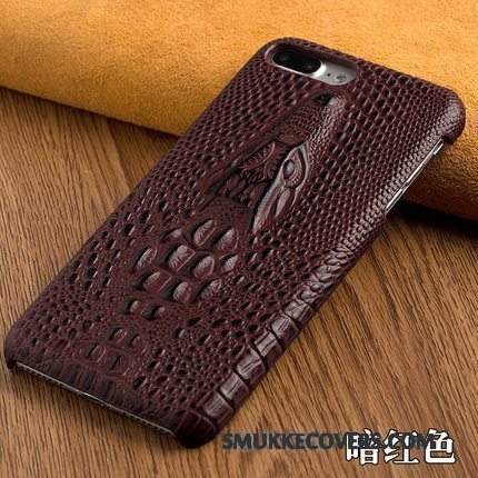 Etui Redmi Note 5 Læder Dragon Lille Sektion, Cover Redmi Note 5 Vintage Rød Hård