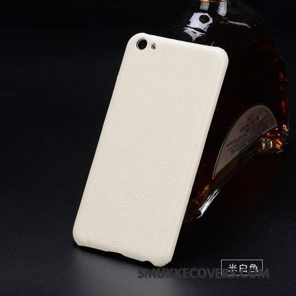 Etui Redmi Note 5 Læder Litchi Rød, Cover Redmi Note 5 Luksus Telefontilpas