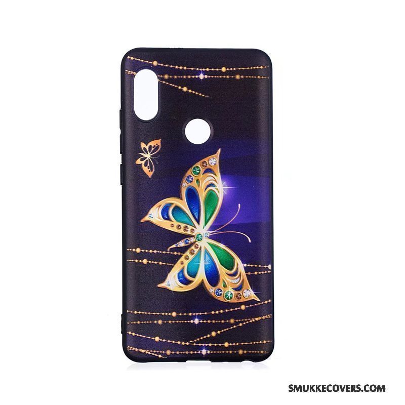 Etui Redmi Note 5 Pro Blød Trend Telefon, Cover Redmi Note 5 Pro Beskyttelse Lyserød Rød
