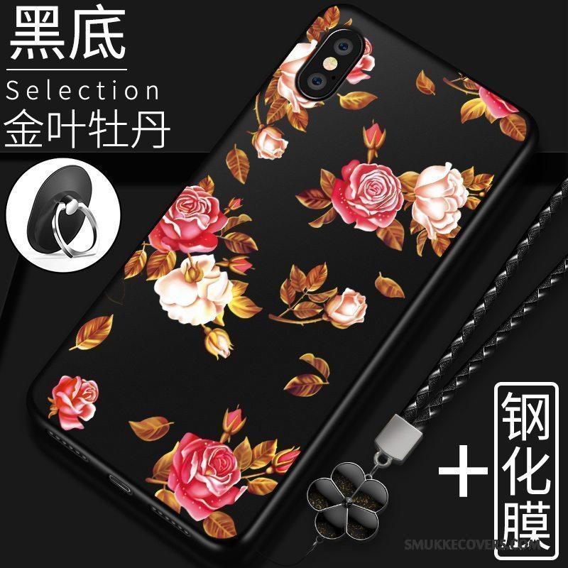 Etui Redmi Note 5 Pro Silikone Anti-fald Trend, Cover Redmi Note 5 Pro Blød Telefonrød