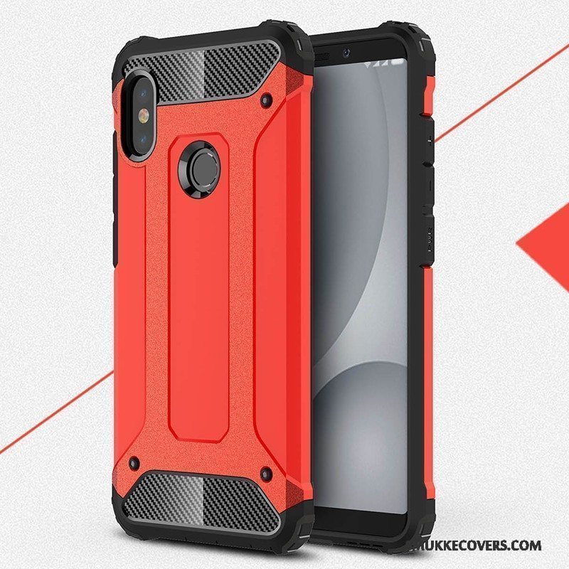 Etui Redmi Note 5 Pro Tasker Telefonsølv, Cover Redmi Note 5 Pro Silikone Rød Høj