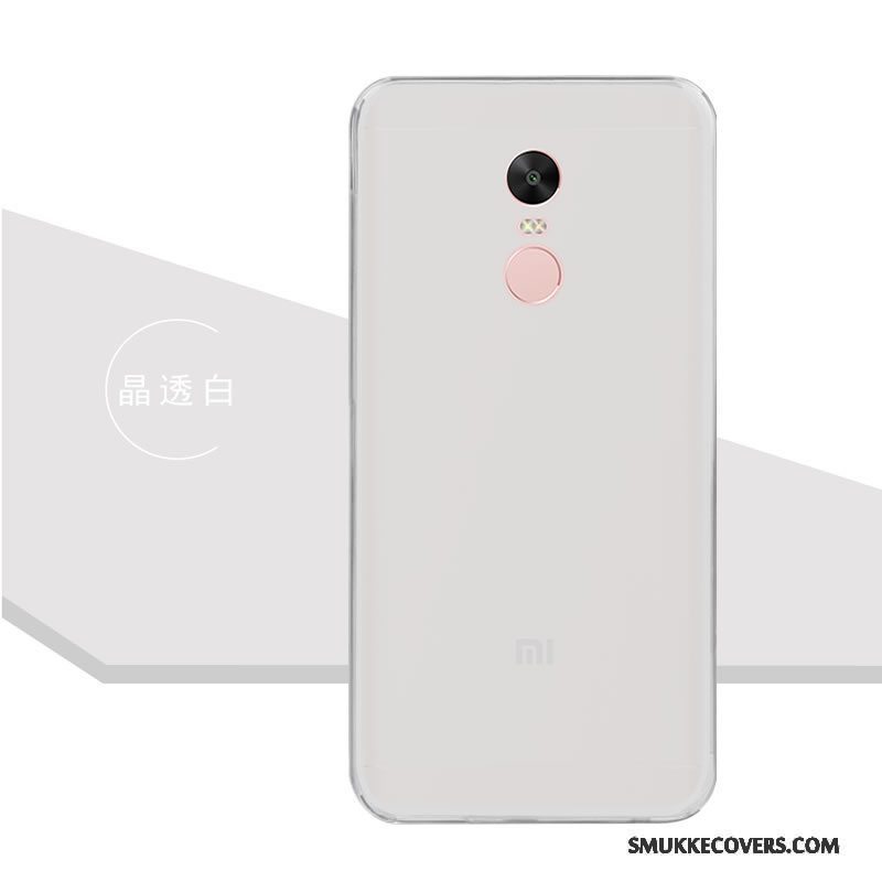 Etui Redmi Note 5 Tasker Rød Anti-fald, Cover Redmi Note 5 Blød Farve Gennemsigtig