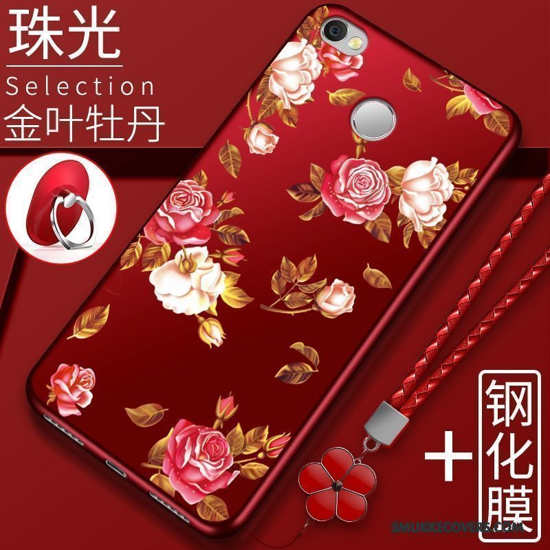 Etui Redmi Note 5a Beskyttelse Trend Høj, Cover Redmi Note 5a Silikone Rød Telefon