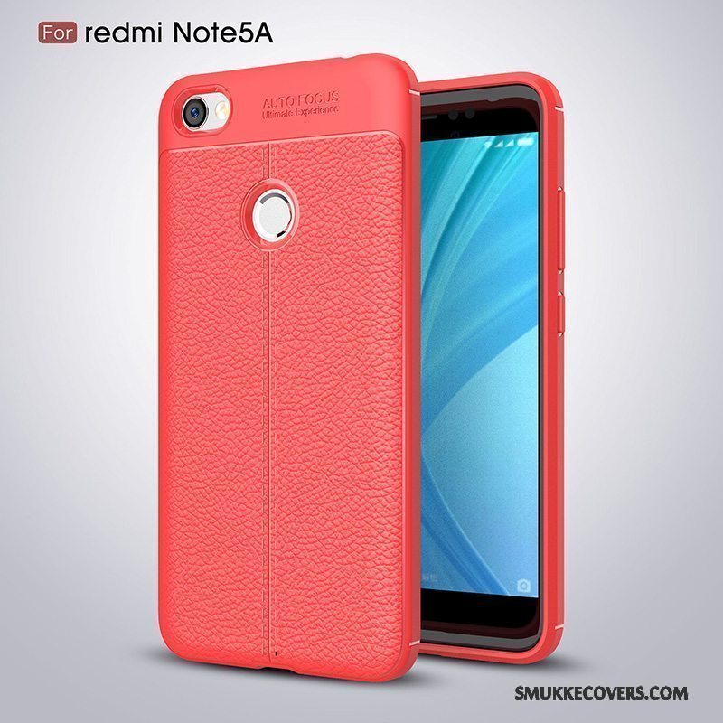 Etui Redmi Note 5a Blød Høj Anti-fald, Cover Redmi Note 5a Tasker Rød Af Personlighed