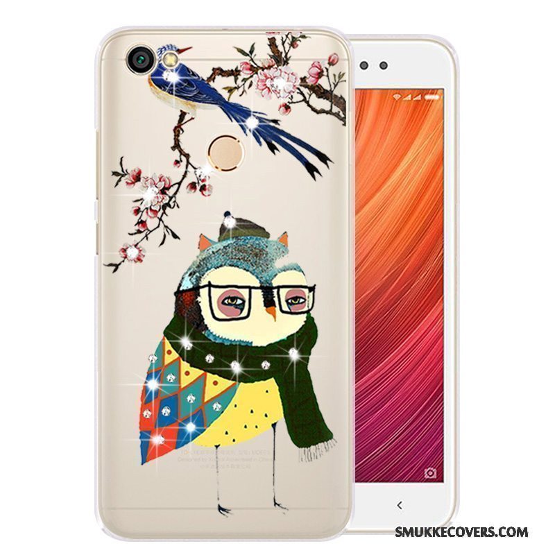 Etui Redmi Note 5a Farve Telefonlille Sektion, Cover Redmi Note 5a Cartoon Høj Rød