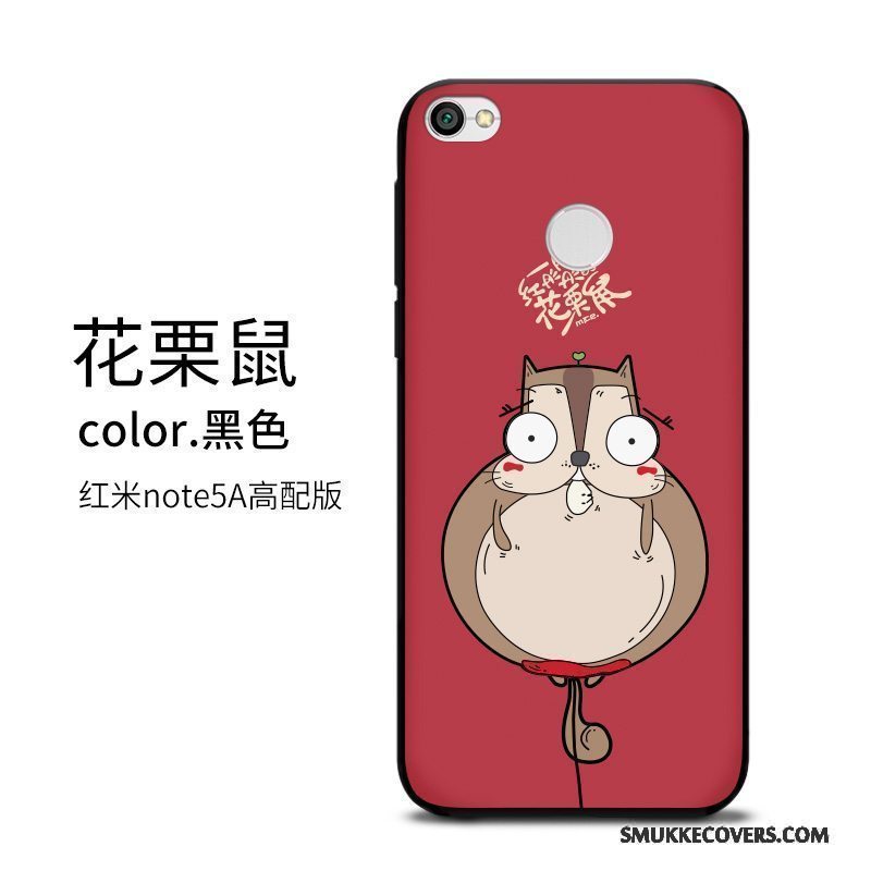 Etui Redmi Note 5a Kreativ Anti-fald Telefon, Cover Redmi Note 5a Tasker Rød Trend