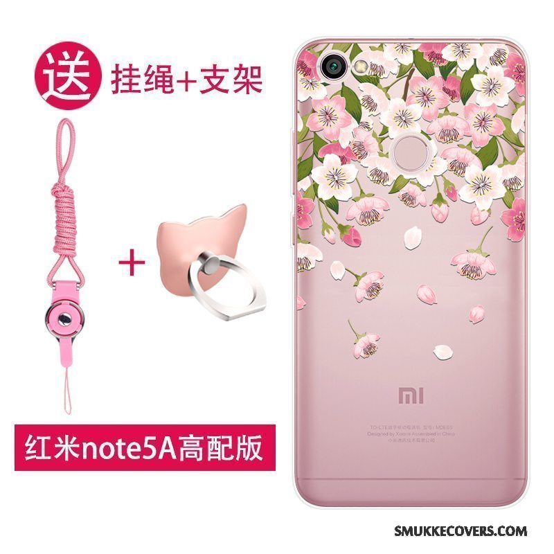Etui Redmi Note 5a Silikone Smuk Af Personlighed, Cover Redmi Note 5a Tasker Lille Sektion Telefon