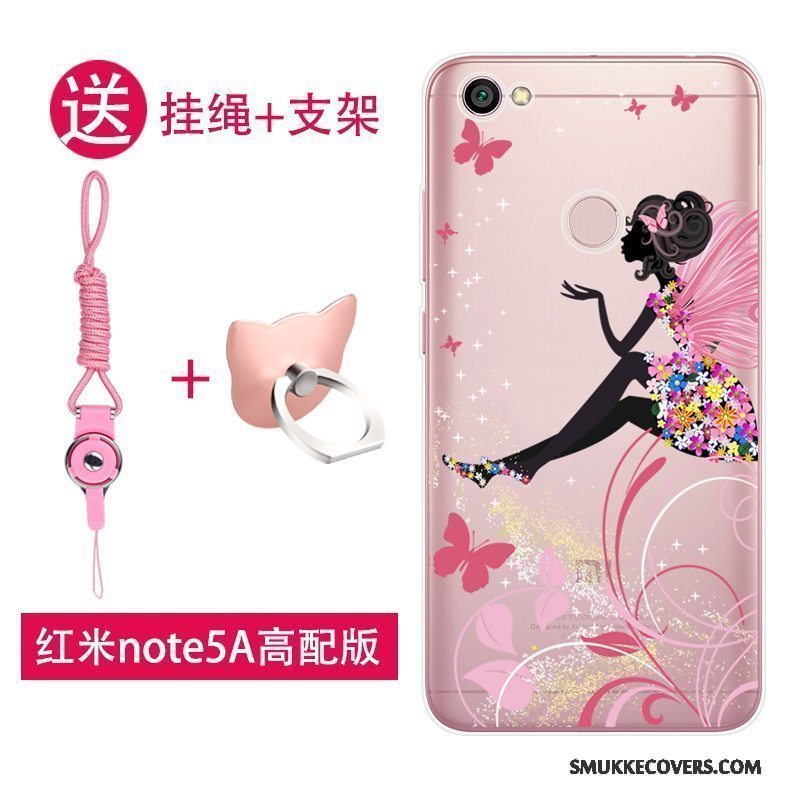 Etui Redmi Note 5a Silikone Smuk Af Personlighed, Cover Redmi Note 5a Tasker Lille Sektion Telefon
