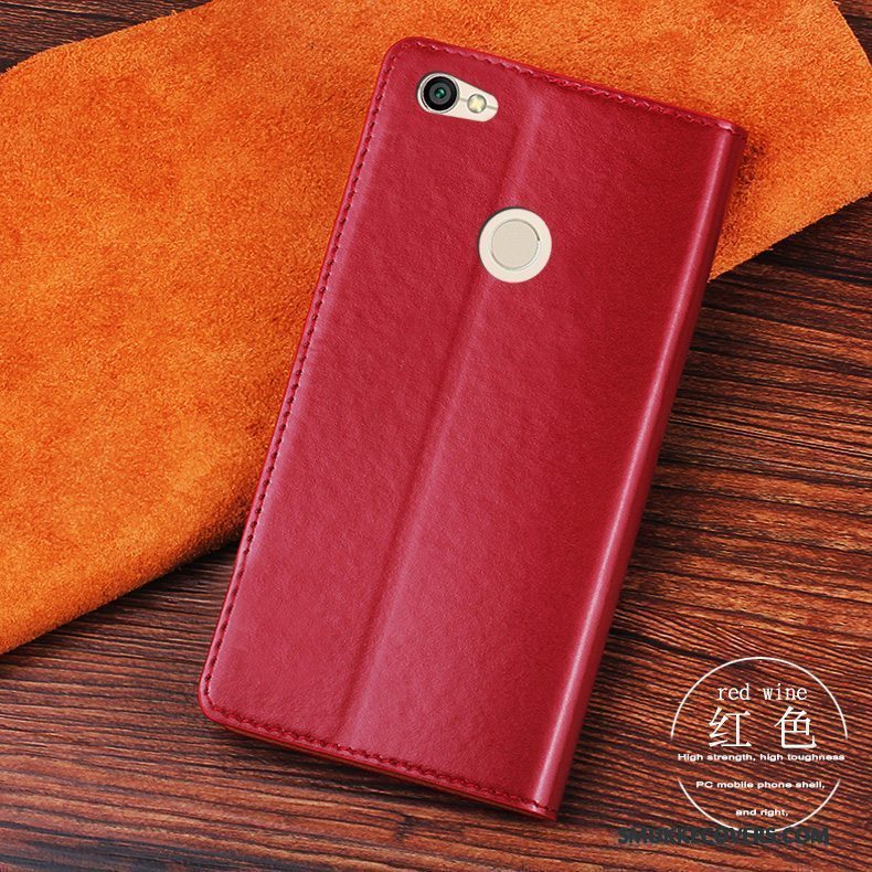 Etui Redmi Note 5a Tasker Anti-fald Blå, Cover Redmi Note 5a Beskyttelse Rød Telefon