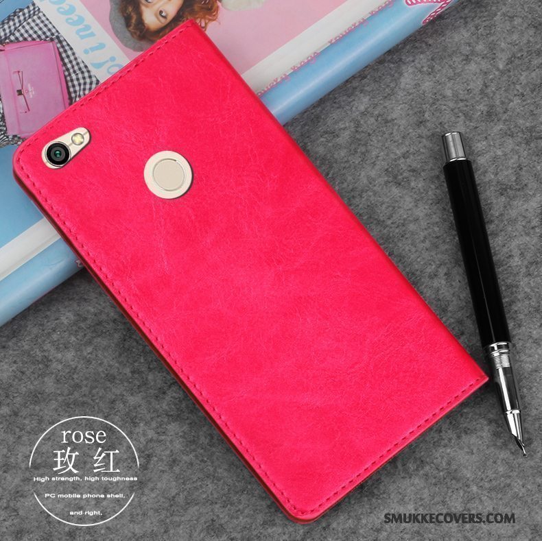 Etui Redmi Note 5a Tasker Telefonguld, Cover Redmi Note 5a Beskyttelse Rød Anti-fald