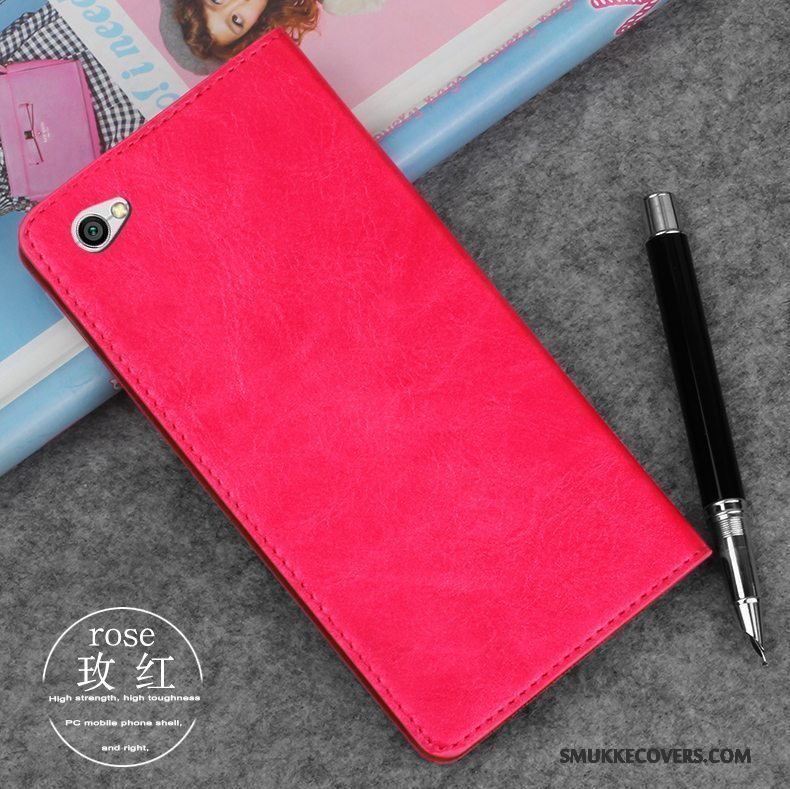 Etui Redmi Note 5a Tasker Telefonguld, Cover Redmi Note 5a Beskyttelse Rød Anti-fald