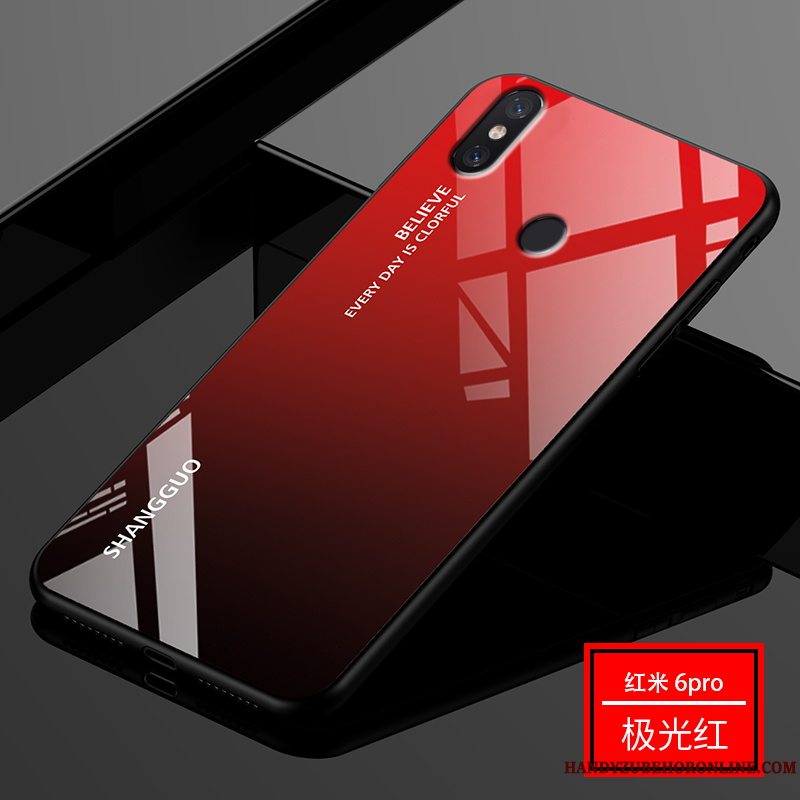 Etui Redmi Note 6 Pro Beskyttelse Glas Trend, Cover Redmi Note 6 Pro Telefonlille Sektion