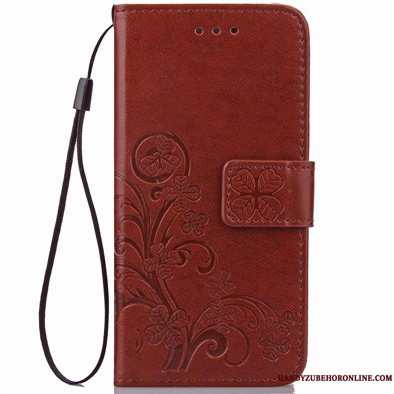 Etui Redmi Note 6 Pro Beskyttelse Telefonanti-fald, Cover Redmi Note 6 Pro Folio Blå Rød