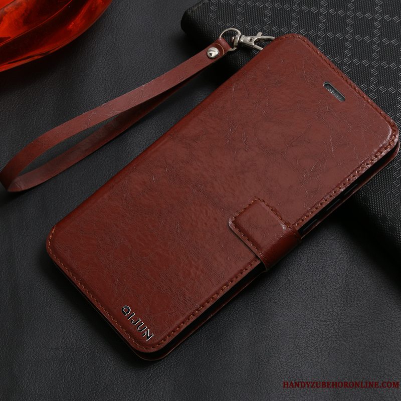 Etui Redmi Note 6 Pro Silikone Telefonrød, Cover Redmi Note 6 Pro Tasker Guld Anti-fald