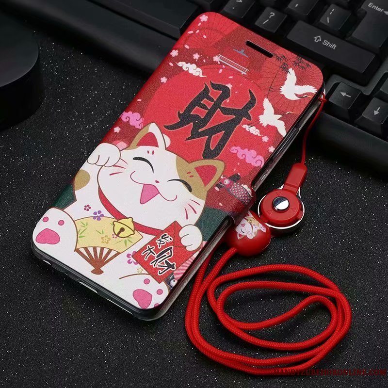 Etui Redmi Note 6 Pro Silikone Trend Rød, Cover Redmi Note 6 Pro Kreativ Anti-fald Tynd