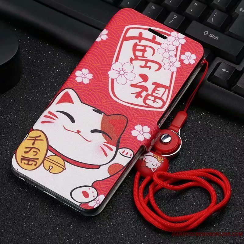 Etui Redmi Note 6 Pro Silikone Trend Rød, Cover Redmi Note 6 Pro Kreativ Anti-fald Tynd