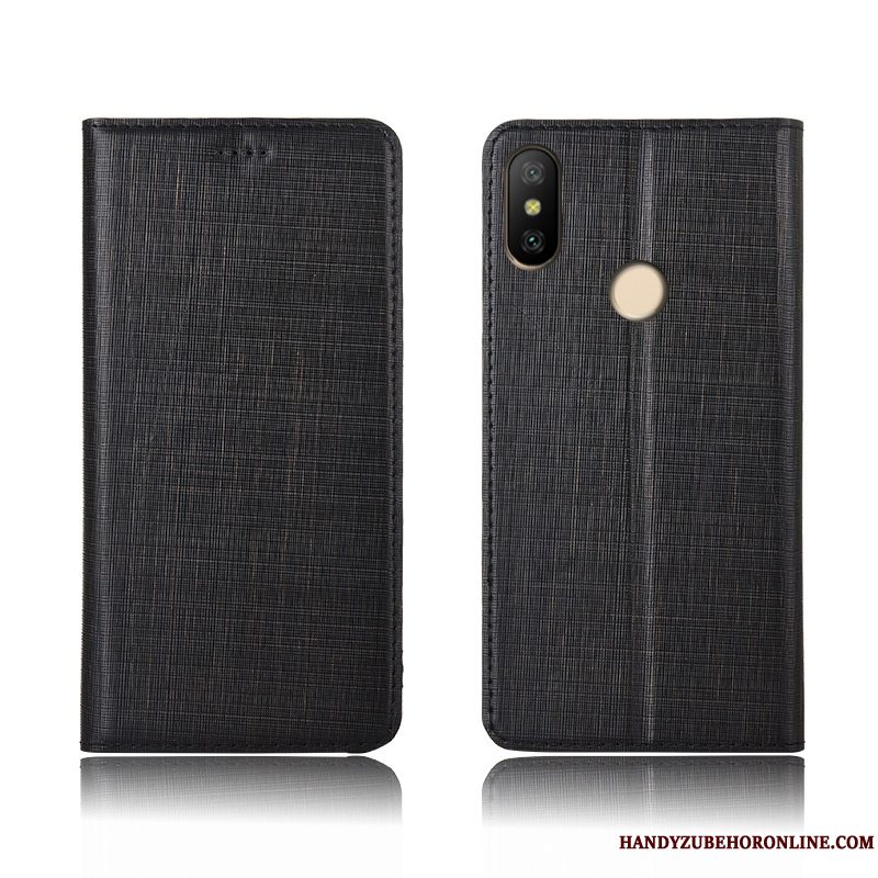 Etui Redmi Note 6 Pro Tasker Blå Rød, Cover Redmi Note 6 Pro Blød Telefonny