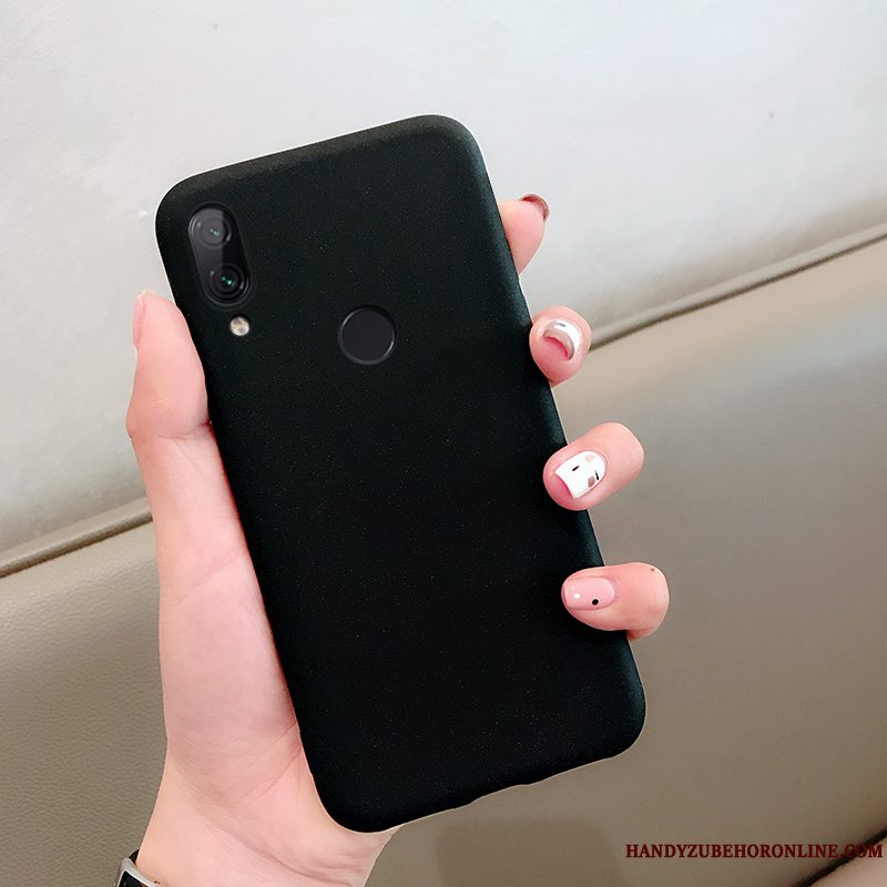 Etui Redmi Note 7 Beskyttelse Nubuck Rød, Cover Redmi Note 7 Blød Grøn Anti-fald