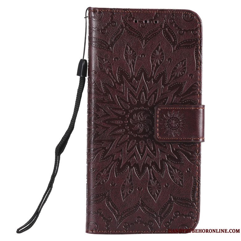 Etui Redmi Note 7 Tasker Lille Sektion Rød, Cover Redmi Note 7 Folio Trend Telefon