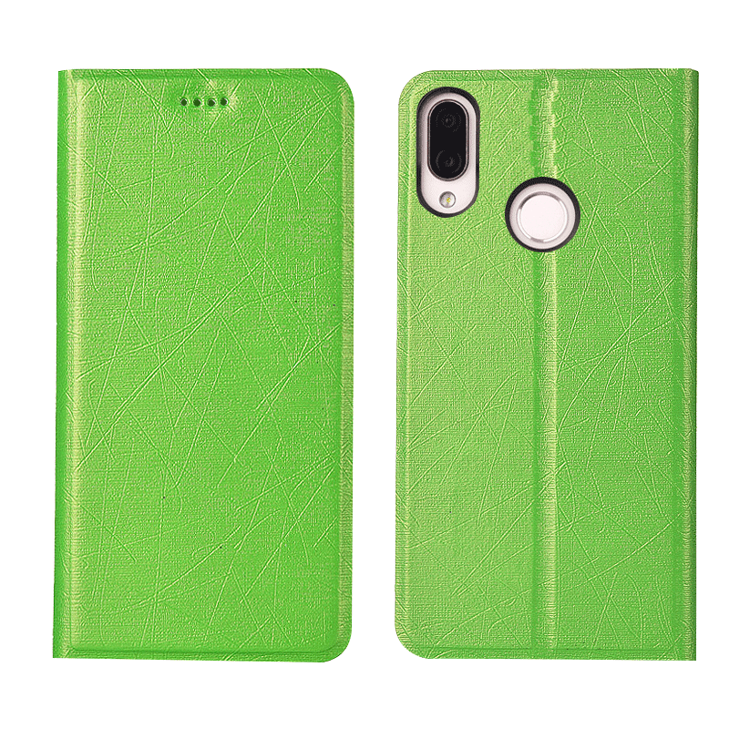 Etui Redmi Note 7 Tasker Lille Sektion Sort, Cover Redmi Note 7 Beskyttelse Rød Silke