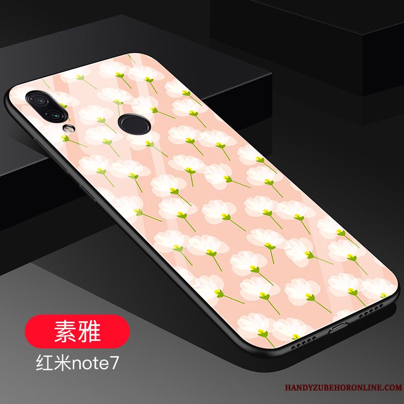 Etui Redmi Note 7 Tasker Telefonaf Personlighed, Cover Redmi Note 7 Kreativ Lille Sektion Net Red