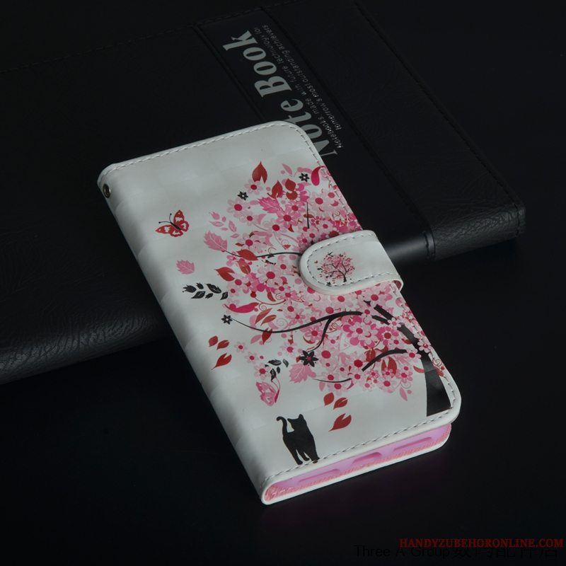 Etui Redmi Note 8 Pro Beskyttelse Rød Af Personlighed, Cover Redmi Note 8 Pro Folio Anti-fald Telefon