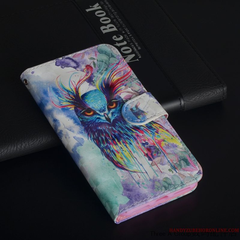 Etui Redmi Note 8 Pro Beskyttelse Rød Af Personlighed, Cover Redmi Note 8 Pro Folio Anti-fald Telefon