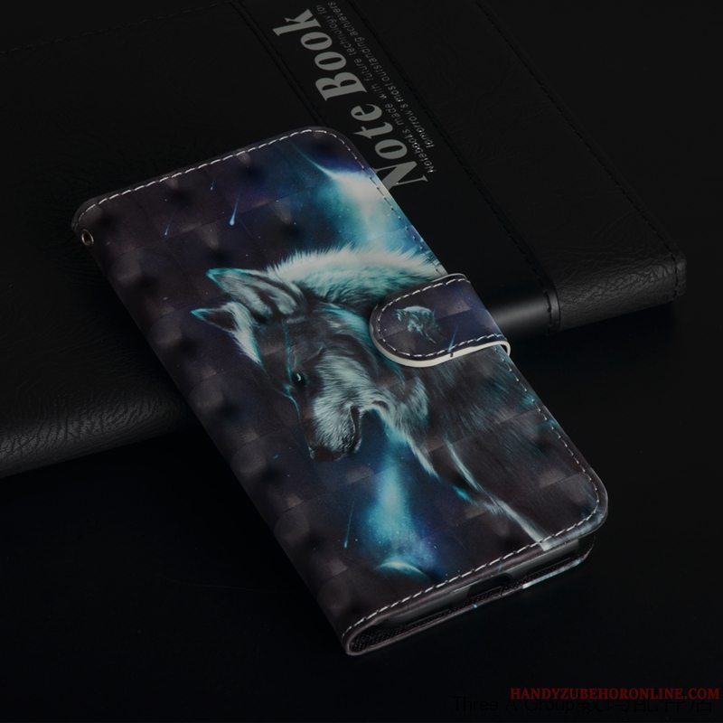 Etui Redmi Note 8 Pro Beskyttelse Rød Af Personlighed, Cover Redmi Note 8 Pro Folio Anti-fald Telefon