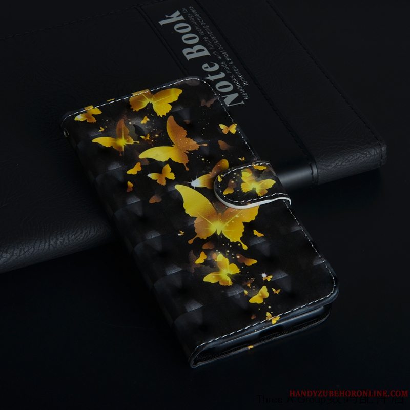 Etui Redmi Note 8 Pro Beskyttelse Rød Af Personlighed, Cover Redmi Note 8 Pro Folio Anti-fald Telefon