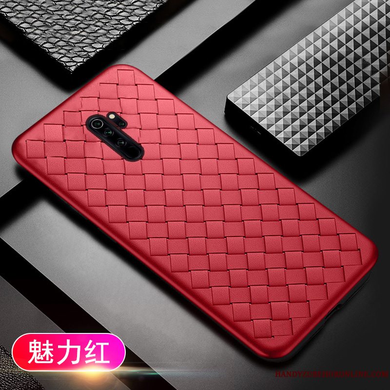 Etui Redmi Note 8 Pro Blød Lille Sektion Rød, Cover Redmi Note 8 Pro Beskyttelse Anti-fald Telefon