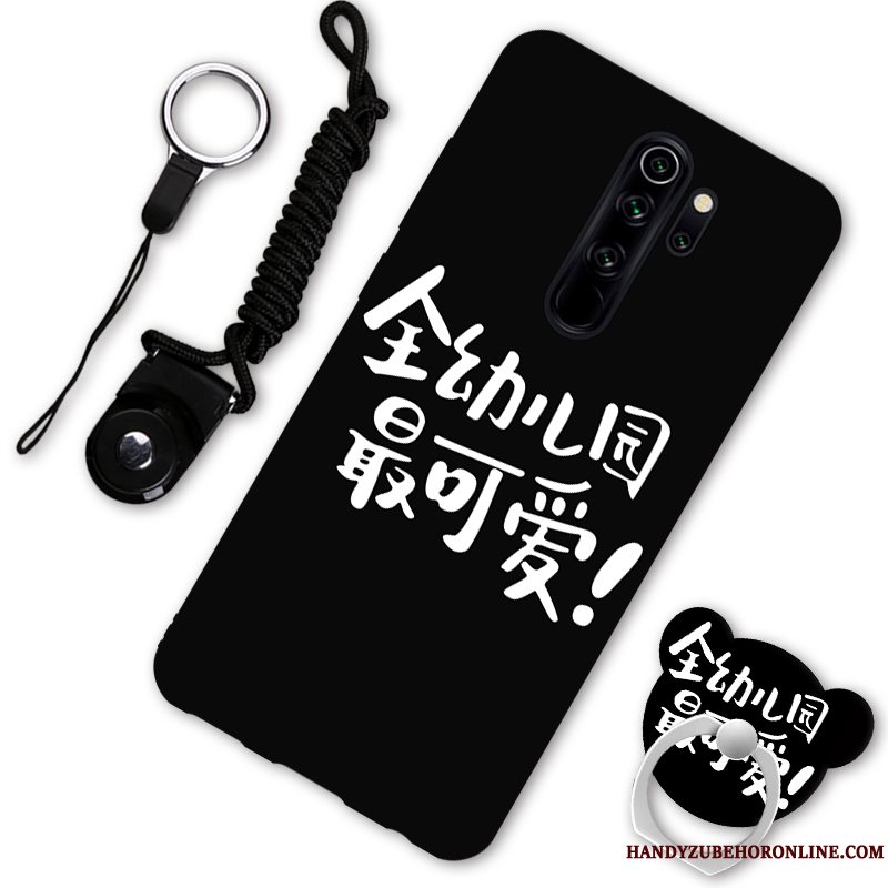 Etui Redmi Note 8 Pro Cartoon Anti-fald Elskeren, Cover Redmi Note 8 Pro Support Telefonrød