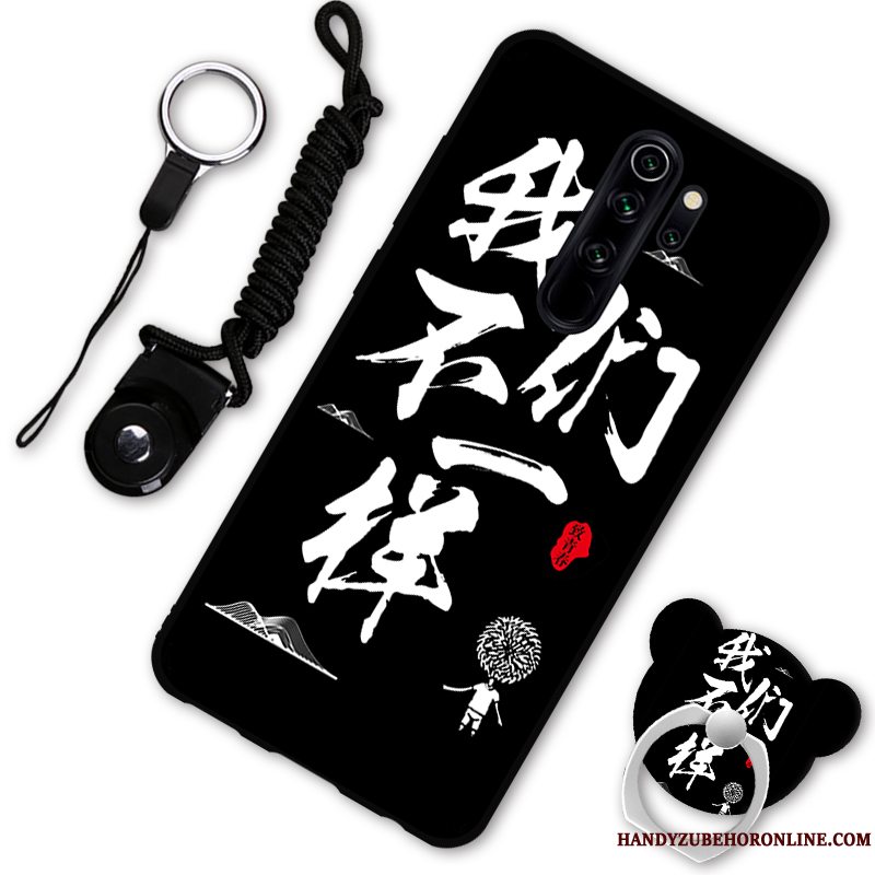 Etui Redmi Note 8 Pro Cartoon Anti-fald Elskeren, Cover Redmi Note 8 Pro Support Telefonrød