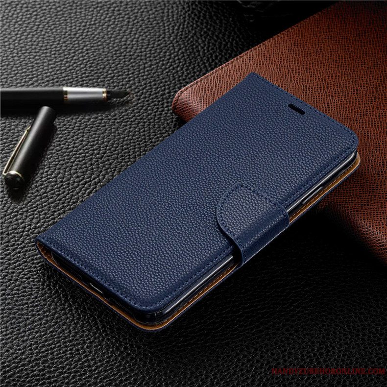 Etui Redmi Note 8 Pro Folio Telefontrend, Cover Redmi Note 8 Pro Tegnebog Rød Hængende Ornamenter