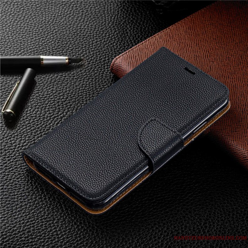 Etui Redmi Note 8 Pro Folio Telefontrend, Cover Redmi Note 8 Pro Tegnebog Rød Hængende Ornamenter