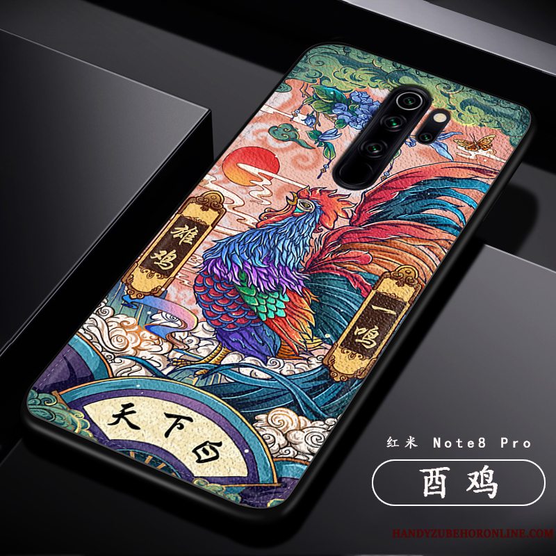 Etui Redmi Note 8 Pro Læder Af Personlighed Mønster, Cover Redmi Note 8 Pro Kreativ Anti-fald Trend