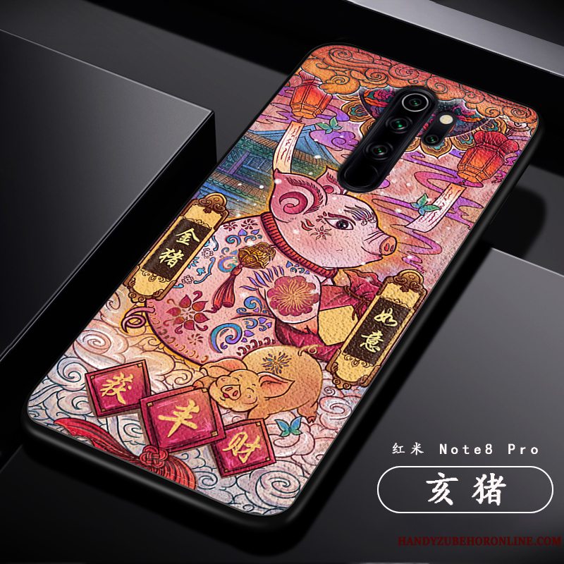 Etui Redmi Note 8 Pro Læder Af Personlighed Mønster, Cover Redmi Note 8 Pro Kreativ Anti-fald Trend