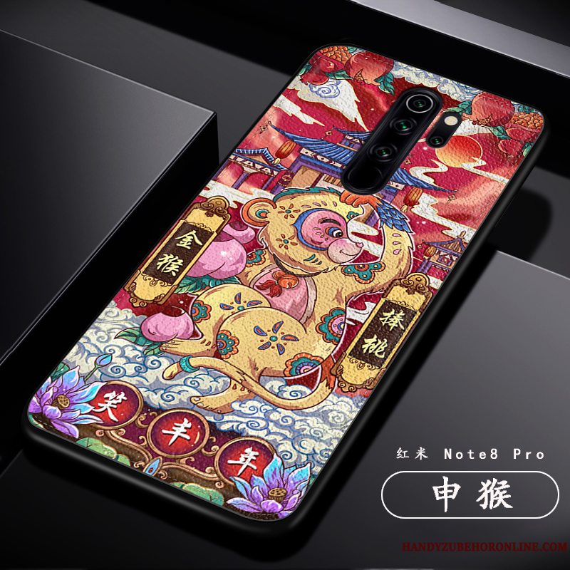 Etui Redmi Note 8 Pro Læder Af Personlighed Mønster, Cover Redmi Note 8 Pro Kreativ Anti-fald Trend