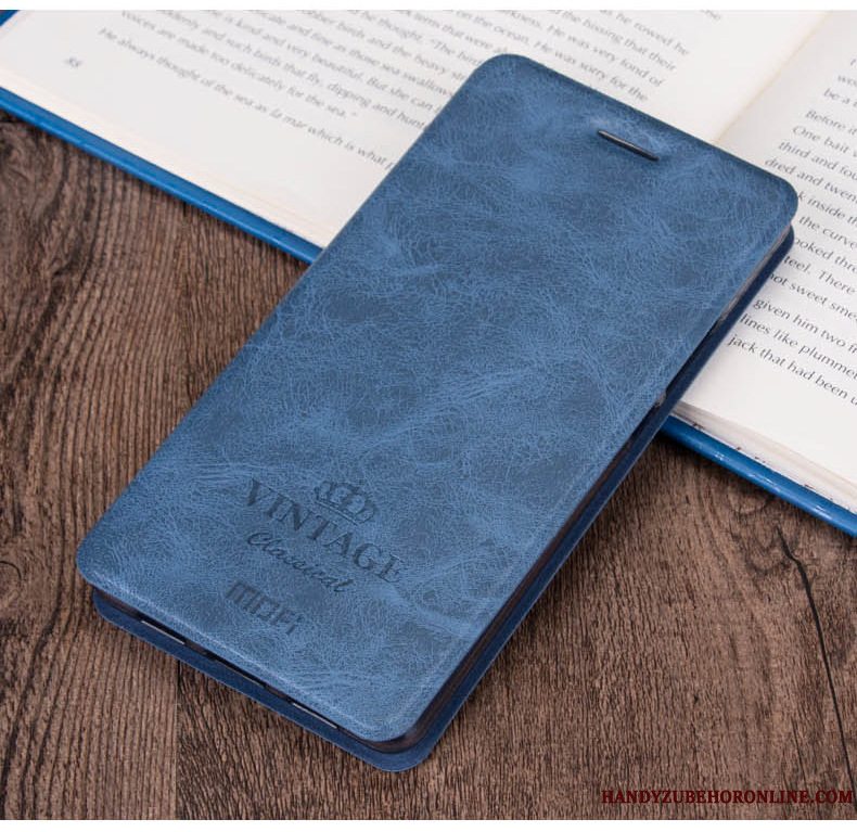 Etui Redmi Note 8 Pro Læder Dyb Farve Grå, Cover Redmi Note 8 Pro Folio Lille Sektion Rød